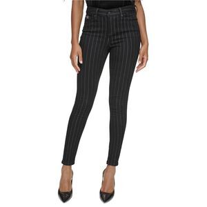 Karl Lagerfeld Womens Metallic Slim Fit Jeans, NWT